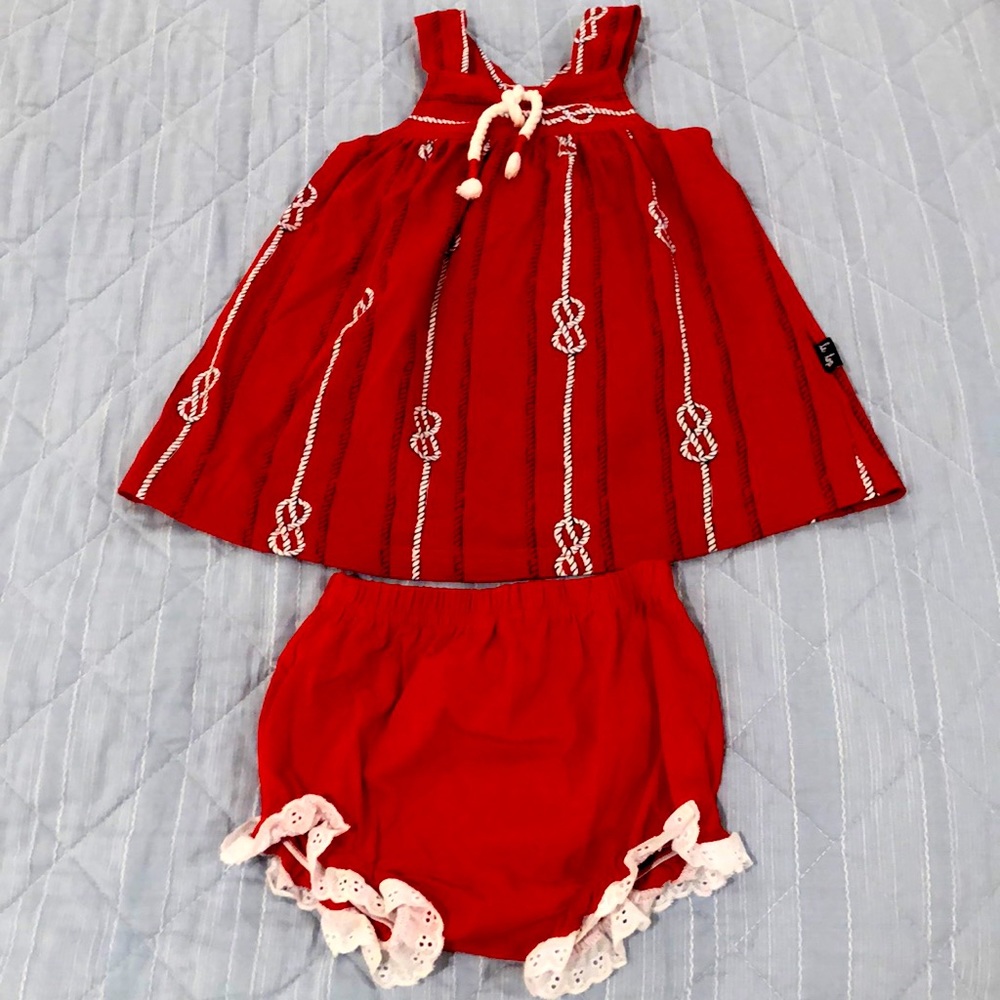 Le Top Sailor Dress and Bloomer Set